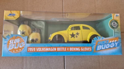 Jada Toys 1/32 Punch Buggy '59 Volkswagen  Beetle W/Gloves yellow  (ET) - Photo 1/4