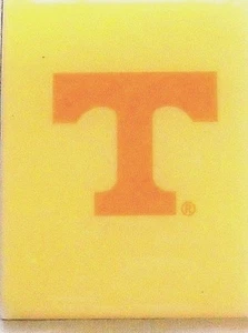 UNIV. OF TENNESSEE VOLUNTEERS REFRIGERATOR RECTANGULAR MAGNET WITH ORANGE T LOGO - Picture 1 of 1
