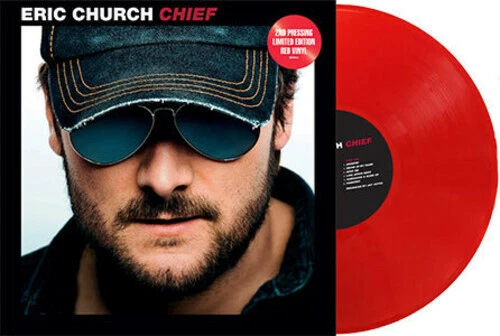 Eric Church Chief Vinyl-Red - Image 1 of 1