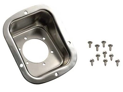 Tankblende Edelstahl Tankfüllstutzen Jeep Wrangler YJ 87-95 - Bild 1 von 4