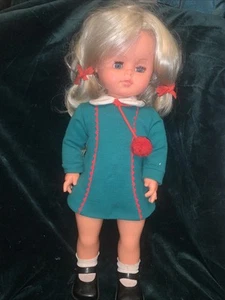 Vintage Max Zapf sprechend gehen blond blaue Schlafaugen ungetestet - 18 Zoll - Bild 1 von 5