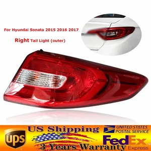 Right Tail Light For 2015-2017 Hyundai Sonata Passenger Side Outer Halogen - Picture 1 of 12
