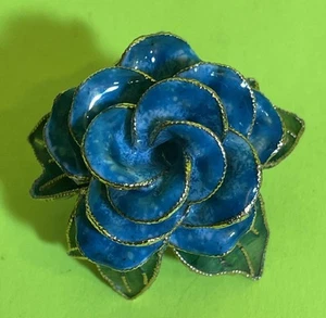 Blaue Blume Anstecknadel selten - Bild 1 von 7