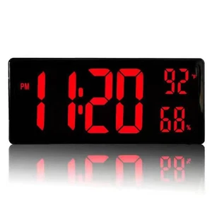 Super  Screen Wall Mount Clock, Hanging Stand Optional BIG BOWL Clock8609 - Bild 1 von 7
