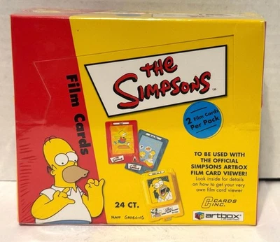 2000 Simpsons Film Cards Card Box 24 Packs Artbox / Cards Inc Factory Sealed - Image 1 of 4