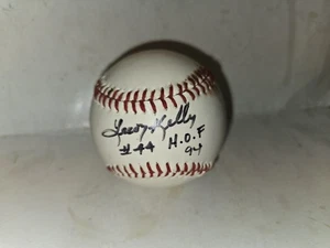 Vintage Leroy Kelly Autographed Signed Baseball,NFL Football Hall Of Fame - Picture 1 of 3