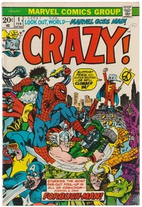 Crazy  #1  (Marvel 1973)   VFN - Picture 1 of 2