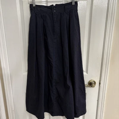 Maxi Falda De Colección Banana Republic Para Mujer Cintura Alta Azul Marino Rayas Etiqueta 10 VER Foto 1 de 4