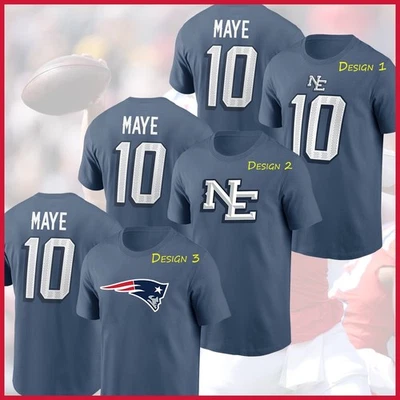 HOT - Drake Maye #10 New England Patriots 2025 Rivalries Collection Full Size - Image 1 of 2