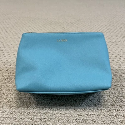 Bolsa/bolsa de viagem feminina cosmética turquesa La Mer - NOVA - Imagem 1 de 4