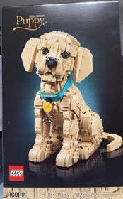 Lego 11384 ICONS Golden Retriever Puppy 2102 pcs Sealed In Box! Ships NOW!