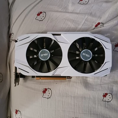 Asus GeForce GTX 1060 03G 3gb Dual Fan GPU White Graphics Card Video HDMI GDDR5 - Image 1 of 4