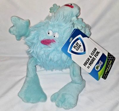 Juguete de peluche para perros Playclean Germs - Monstruo chirriante de espuma de mar - Aceites eliminadores de olores Foto 1 de 4
