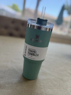 ⚡️Stanley The Quencher TACTFUL TEAL 30 Oz Travel Tumbler LIMITED EDITION COLOR - Image 1 of 3