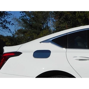Cubierta de puerta de gas pulido apta para Cadillac CT5 2020-2021 sedán de 4 puertas [1 pieza] - Imagen 1 de 3