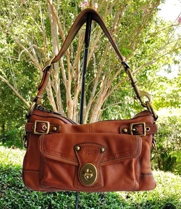 Coach MEDIUM 11127 Vintage Cognac 65th Anniversary Legacy Leigh Leather Satchel - Picture 1 of 24