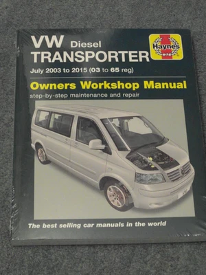 HAYNES VW TRANSPORTER Diesel 2003-14 T5 WORKSHOP MANUAL Brand New Sealed - Image 1 of 2