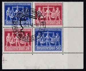 Alliierte Besetzung. Gemeinschafts Ausgaben, gestempelt. Mi.969/70 V Zd 1 I - Bild 1 von 1