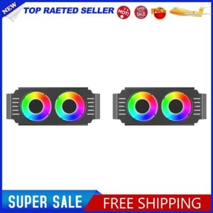 RAM Cooler 1000-4500+RPM PC Memory Cooling Radiator for DDR4 DDR5 (Black) - Bild 1 von 3