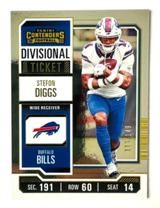 2023 Panini Contenders Stefon Diggs FOIL Card SP #/149 Bills Divisional Ticket! - Picture 1 of 3