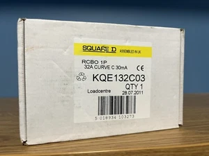 Square D 32amp Rcbo KQE132C03 10kA 30mA C32 Brand New!! - Picture 1 of 5