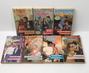 Vintage Harlequin Romance Novels 1989 1990 Lot of 7 - Picture 1 of 15