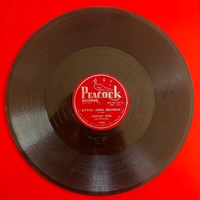 JOHNNY OTIS · SITTIN' HERE DRINKIN' / YOU GOT ME CRYING  78 schellack 1955 R'N'B - Bild 1 von 2