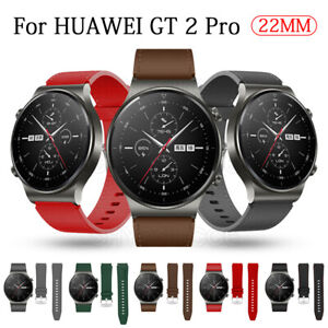 For Huawei Watch GT 2 Pro Quick Release Watch Band Luxury Leather Strap Casual