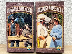 Vtg 1983 Five Mile Creek VHS Disney TV Series Vol 3 & 4 Lot - Imagen 1 de 9