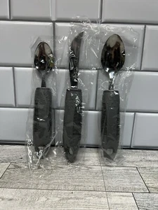 BUNMO Adaptive Utensils for Elderly/Arthritis/Weak Hand Grip & Handicapped 3 pc - Picture 1 of 3