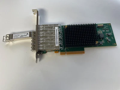 IBM EN16 PCIe3  x8  4-Port 10GbE SR Adapter (LPX) - 00ND464 00ND466 with 4 x SFP - Image 1 of 4