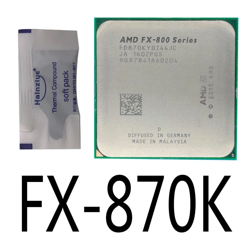 AMD FX-870K 3.6 GHz 4-Core Socket FM2+ 65W CPU Processor- - Image 1 of 1