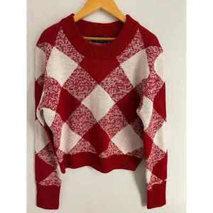 The fifth label Angle Knit sweater size Large Red/white NWT - Picture 1 of 13