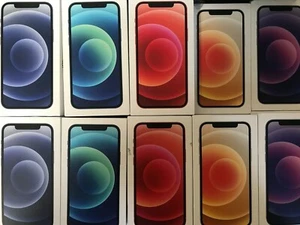 Boîte iPhone 12 (avec option câble original ou compatible suplémentaire) - Photo 1/9