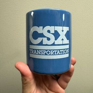 Vintage CSX Transportation / Railroad Coffee Mug Train Advertising New Old Stock