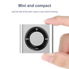 Mini Clip Mp3 Player With Speaker Metal Tf Card 64g Expansion 180mah (silver)
