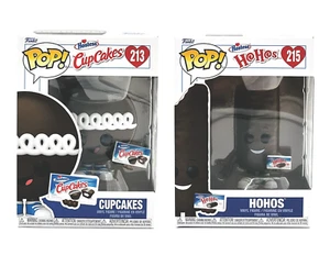 Funko Pop! Foodies Vinyl Figures Hostess Cupcakes #213 & HoHos #215 Set of 2 New - Picture 1 of 11