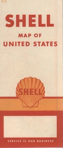 1960 Shell Road Map: United States NOS - Picture 1 of 1