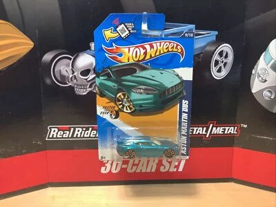 2012 Hot Wheels #99 Faster Than Ever 9/10 ASTON MARTIN DBS Teal LR B1 - Image 1 of 4