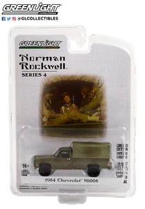 Greenlight Norman Rockwell Series 4 - 1984 Chevrolet M1008 w/Cargo Cover 54060-F - Picture 1 of 2