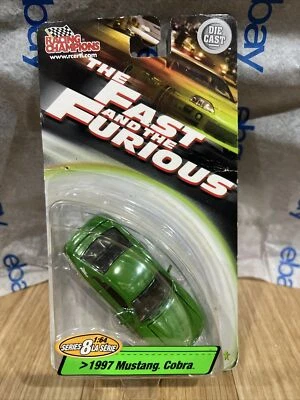 Racing Champions Fast and the Furious 97 Mustang Cobra Series 8 Green diecast - Image 1 of 3