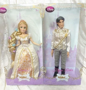 2 pcs Disney Tangled Ever After Rapunzel and Flynn Wedding Doll Set New in Box - Picture 1 of 2