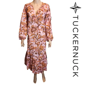 Tuckernuck Sunset Chintz Long Sleeve Salty Paloma Caftan NWT XXL - Picture 1 of 12