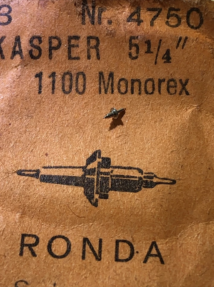 Kasper Cal 1100  Balance Staff. Swiss Made Part Old New Stock. Free Post - Image 1 of 1