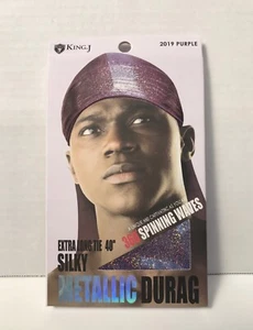 Corbata extra larga M&M KING J SEDOSA '2019 PÚRPURA' METÁLICA DURAG 40" - Imagen 1 de 6