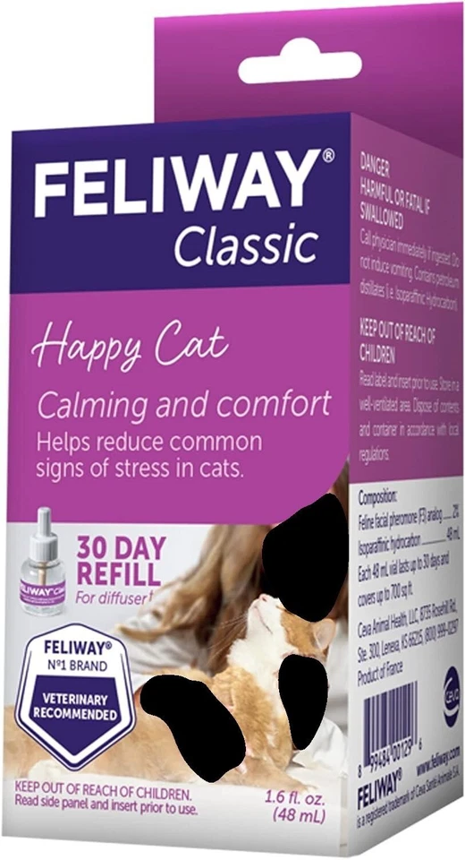 FELIWAY Classic Cat Calming 30 Day Each Refill 3 Pack Exp 2027 NEW - Image 1 of 1