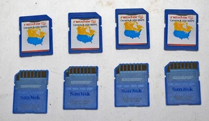 One (1) genuine Sandisk 2GB SD card with Nextar gps USA & Canada maps - Picture 1 of 4