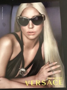 2014 LADY GAGA für VERSACE - Magazin Modeanzeige - Bild 1 von 1