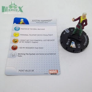 Heroclix Invincible Iron Man set Justin Hammer #205 Gravity Feed figure w/card! - Picture 1 of 1