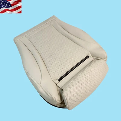 For 2015-2021 Mercedes Benz C300 C250 Driver Bottom Leather Seat Cover Tan Beige - Image 1 of 4
